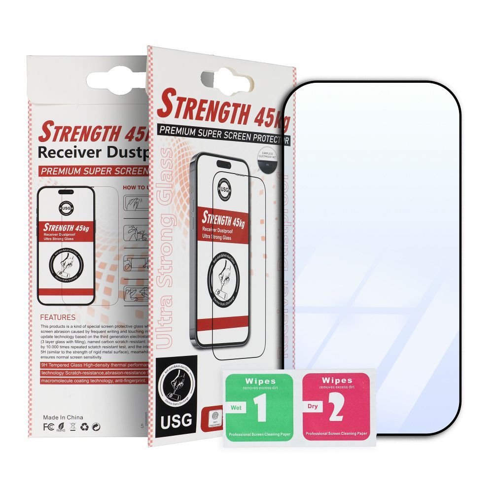 Tempered glass ULTRA STRONG 25kg for SAMSUNG S25 fingerprint-compatibile - Image 4