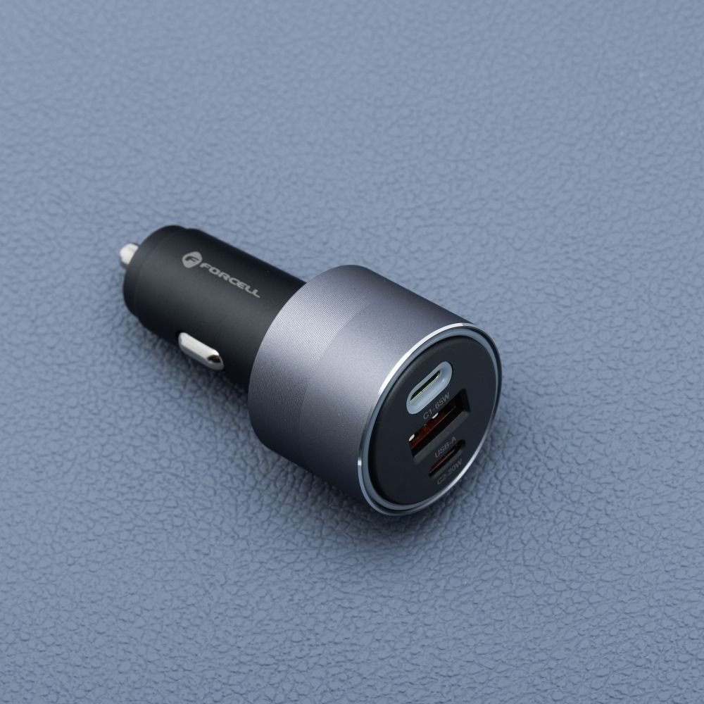 Car charger Forcell F-Energy Alu 2 x USB C + USB A QC4.0 PD SFC2.0 3A 85W gray - Image 14