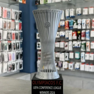 Κύπελλο Conference League Olympiacos FC 2024 Replica με μαύρη βάση