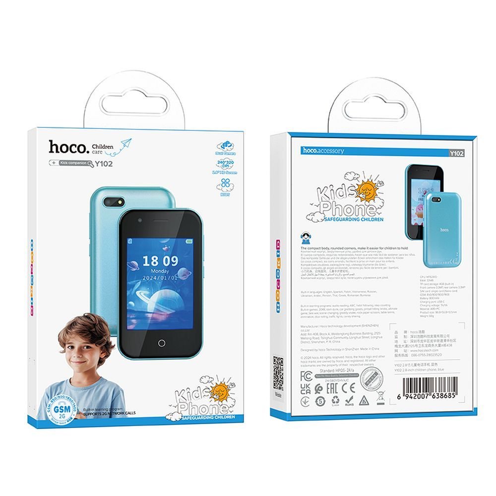 Smartphone for kids Hoco 2,8` 2G Y102 blue - Image 7