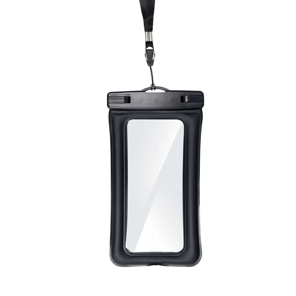 Waterproof bag for mobile phone with plastic closing AIRBAG black - Image 3