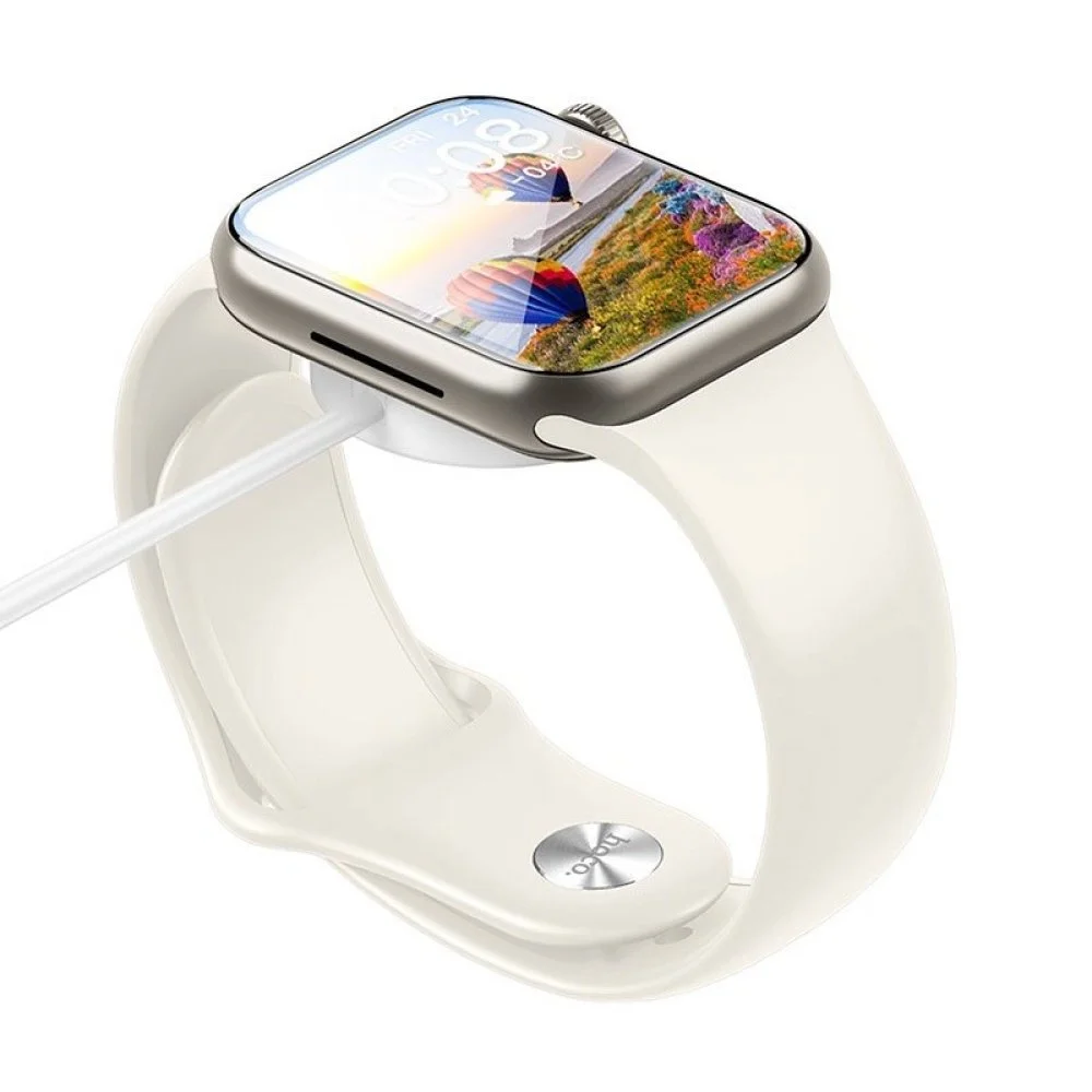 Hoco DY12 Smartwatch με Παλμογράφο και Amoled οθόνη - Μπεζ - Image 3