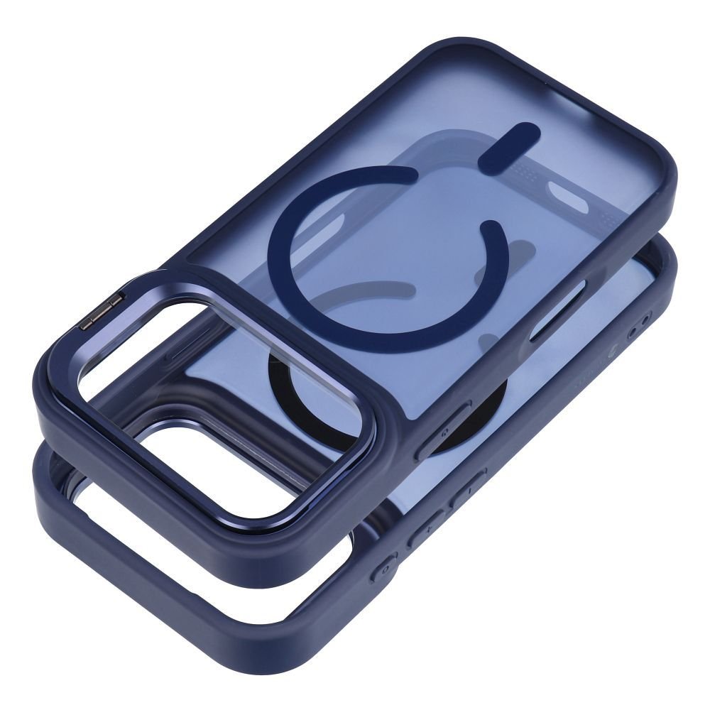 Case for iPhone 17 Pro Max / 18 Pro Max Forcell F-Protect Shadow Stand Premium compatible with MagSafe navy blue - Image 2
