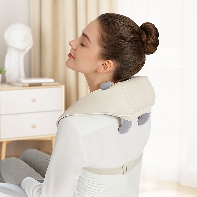 Massager for shoulder and neck Hoco HP52 beige - Image 3