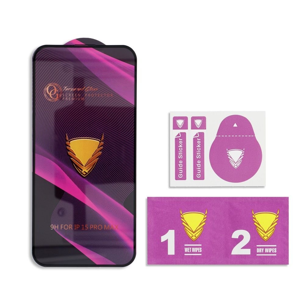 OG 6D Premium Glass - for Samsung Galaxy A52 5G / A52 LTE (4G) / A52s 5G black - Image 2