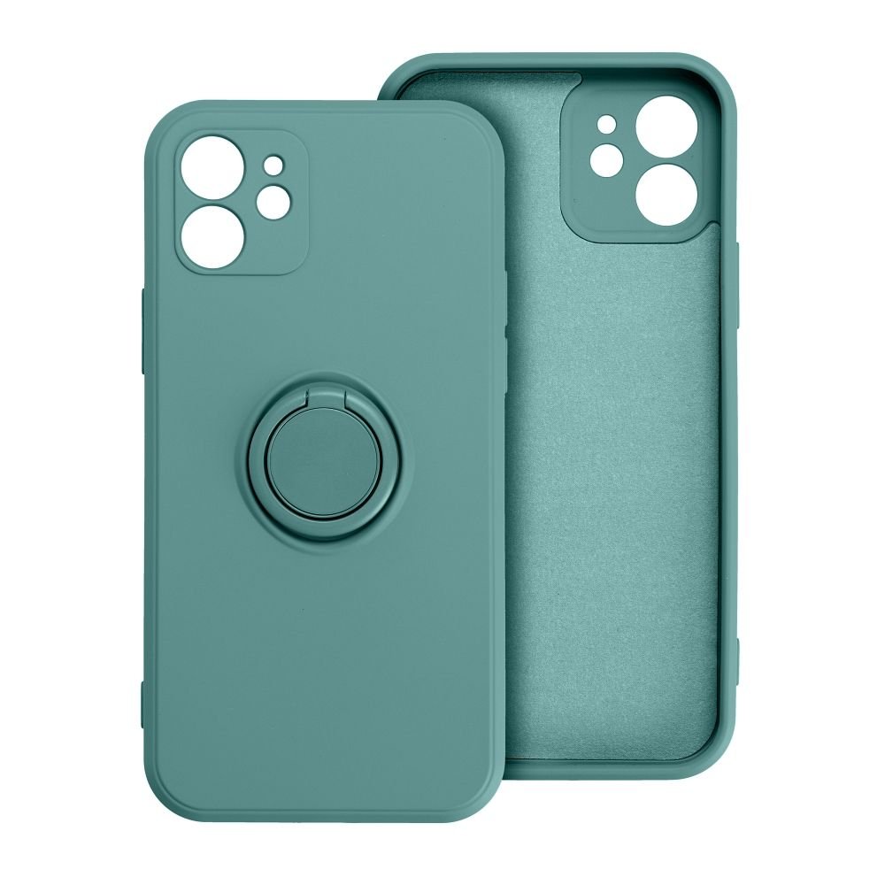 Case for iPhone 15 PRO MAX Silicone Ring green - Image 2