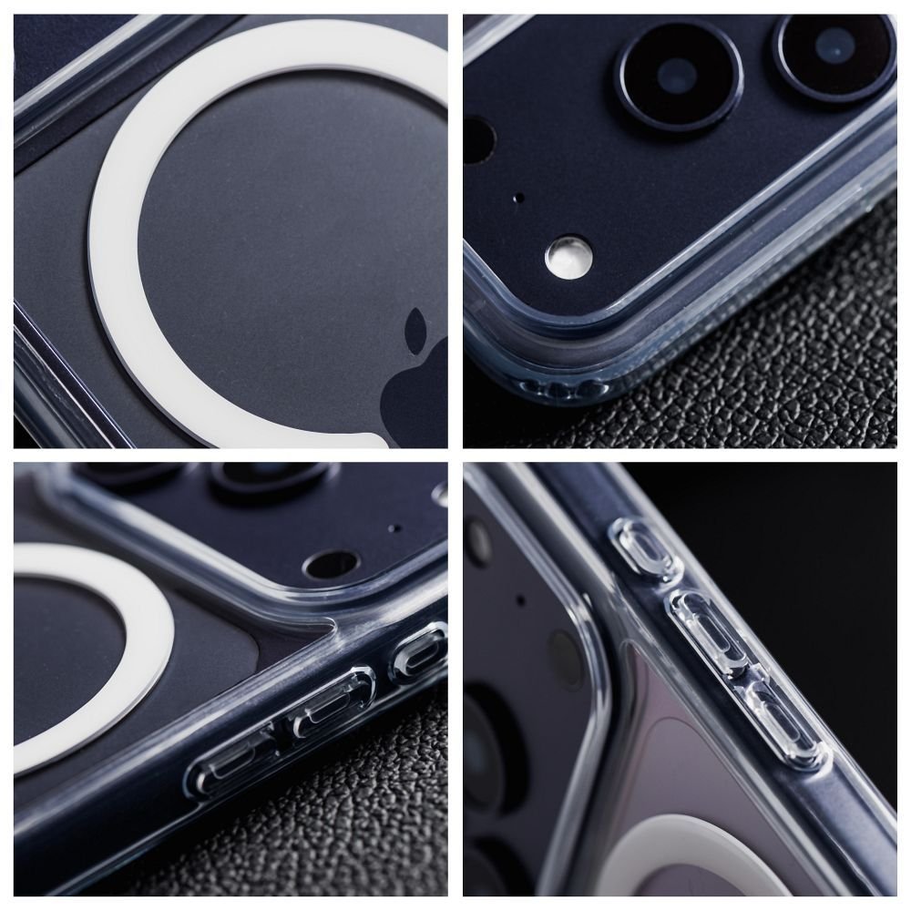 Case for iPhone 17 Pro Max / 18 Pro Max (low camera edge) Forcell F-Protect Clear Hybrid Premium compatible with transparent - Image 7