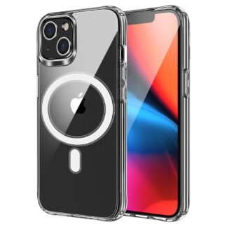 Case for iPhone 17 Pro Max / 18 Pro Max (low camera edge) Clear Mag Cover (MID) compatible with MagSafe transparent