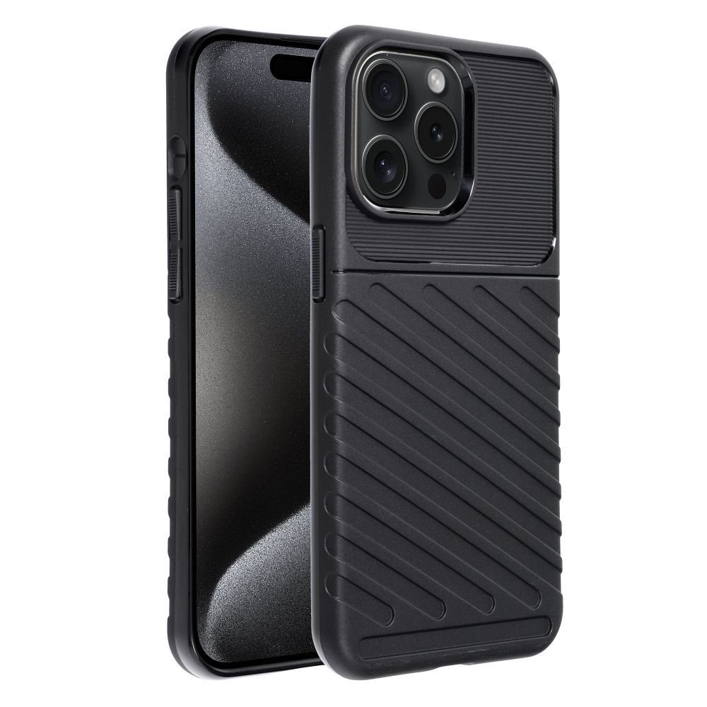 Case for iPhone 15 PRO MAX Thunder black - Image 12
