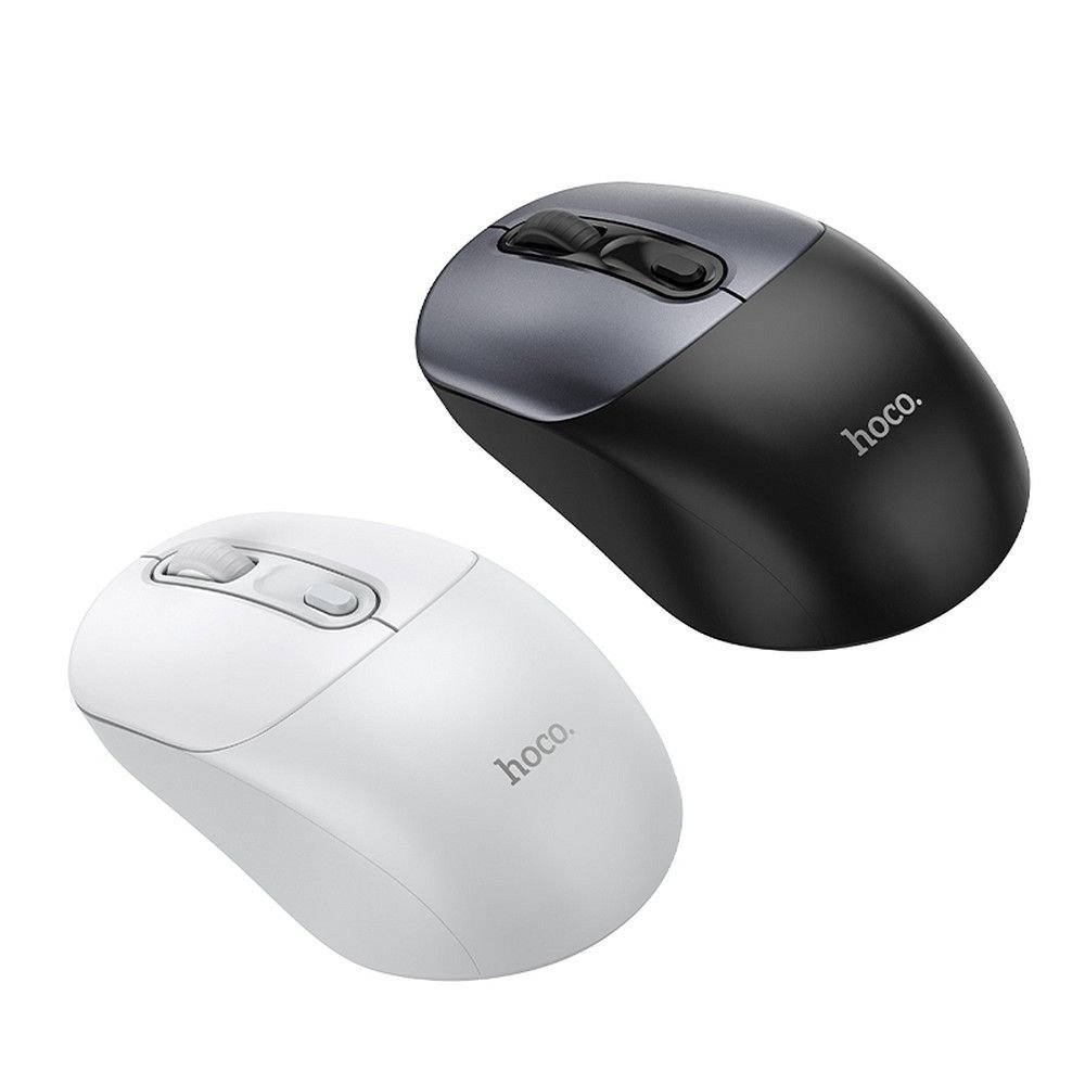 Wireless mouse Hoco 2,4G 1600 dpi GM28 white gray - Image 3