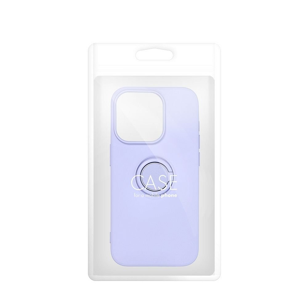 Case for iPhone 15 PRO MAX Silicone Ring purple - Image 9