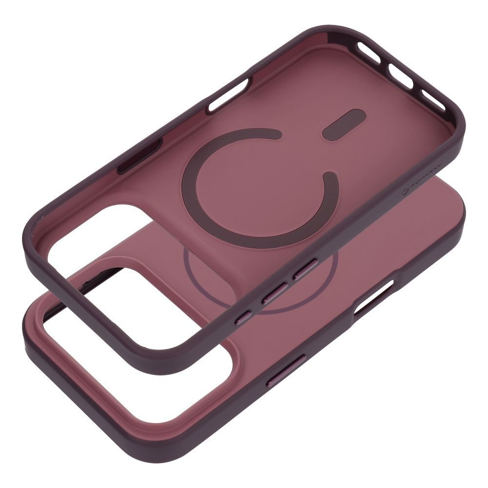 Case for iPhone 18 Pro Max / 17 Pro Max Forcell F-Protect Chromatic Premium compatible with MagSafe dark cherry - Image 2