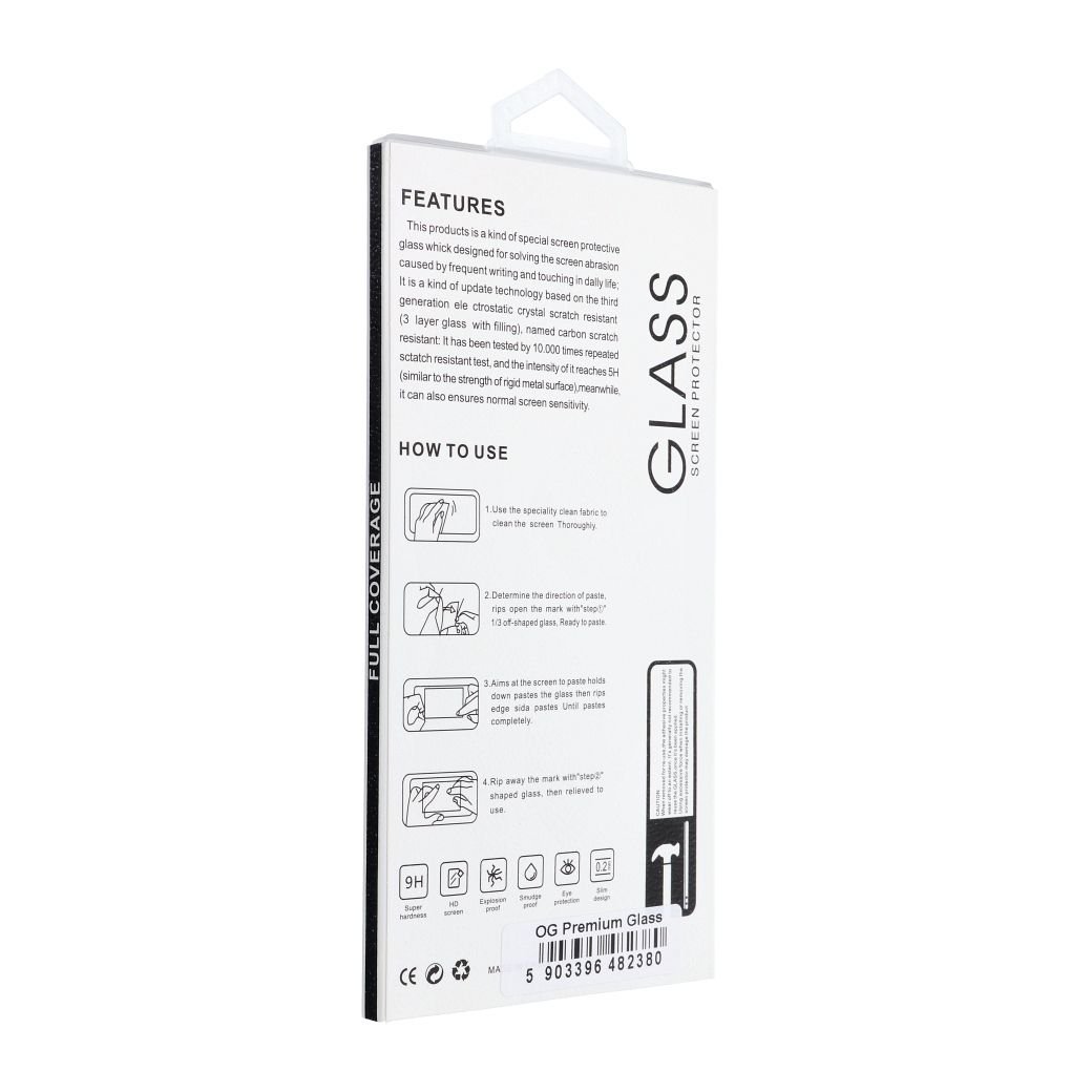OG 6D Premium Privacy Glass - for Iphone 18 Pro black - Image 4