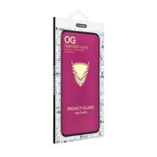 OG 6D Premium Privacy Glass - for Iphone 18 Pro black