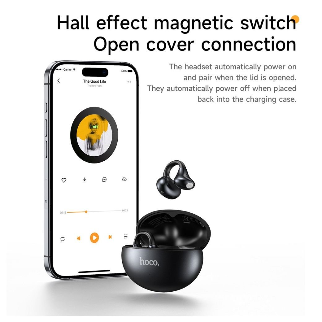 Wireless earphones Hoco TWS EA8 metal black - Image 11