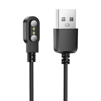 Charging cable for smartwatch Hoco 0,6 m Y26 / Y27 black