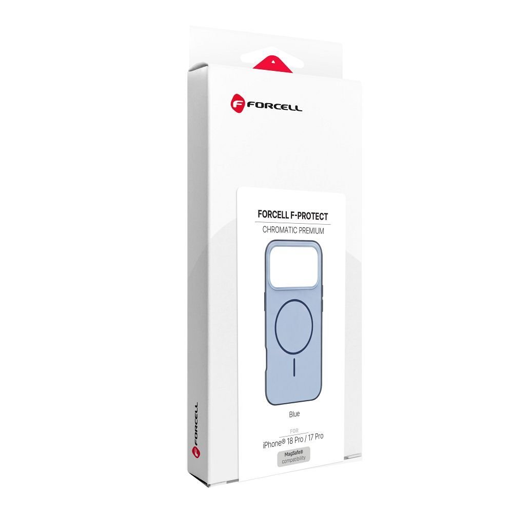 Case for iPhone 18 Pro / 17 Pro Forcell F-Protect Chromatic Premium compatible with MagSafe blue - Image 6