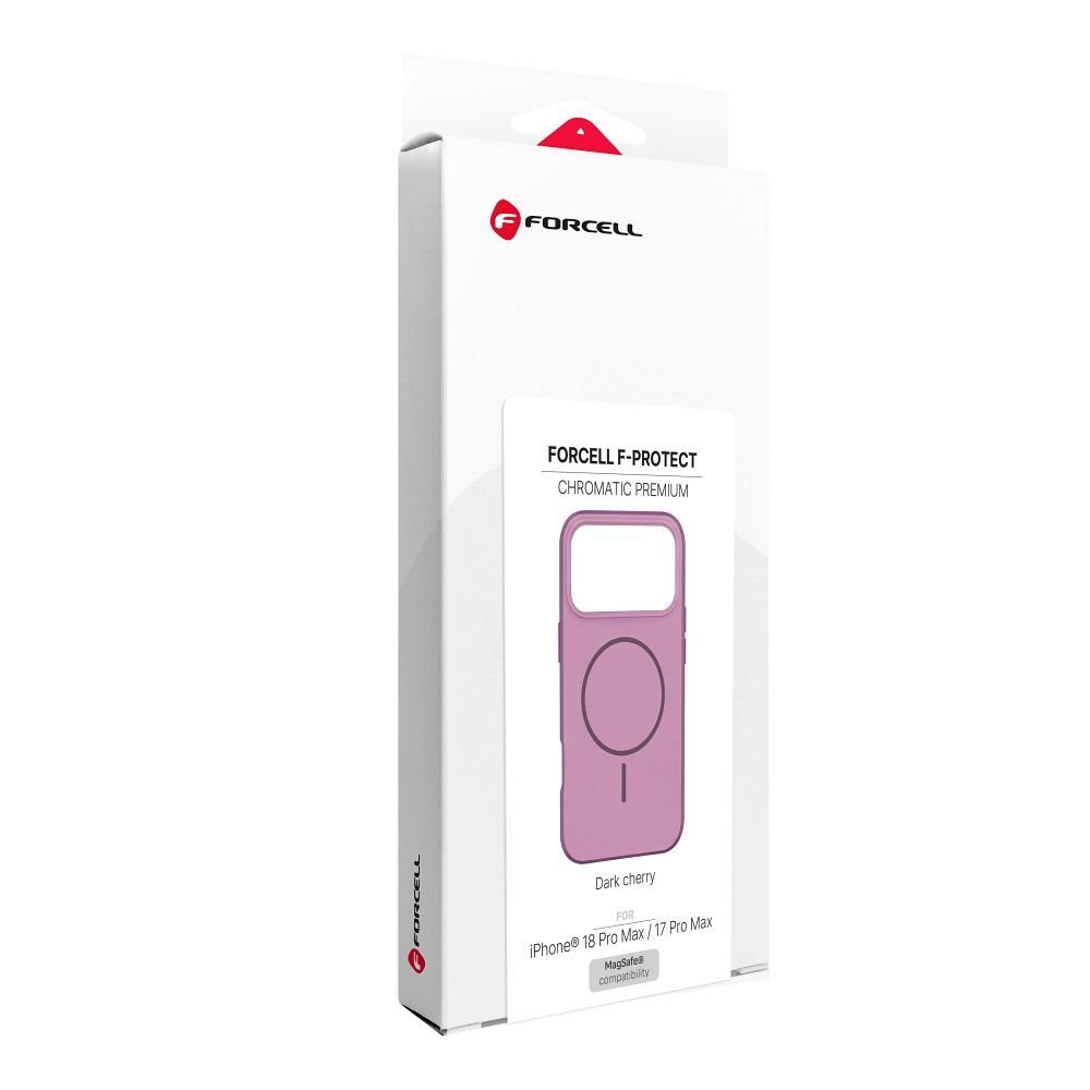 Case for iPhone 18 Pro Max / 17 Pro Max Forcell F-Protect Chromatic Premium compatible with MagSafe dark cherry - Image 6