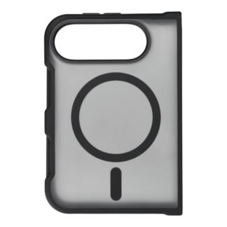 Case for iPhone Duo Forcell F-Protect 4sD-i Smoke Hybrid Premium compatible with MagSafe black