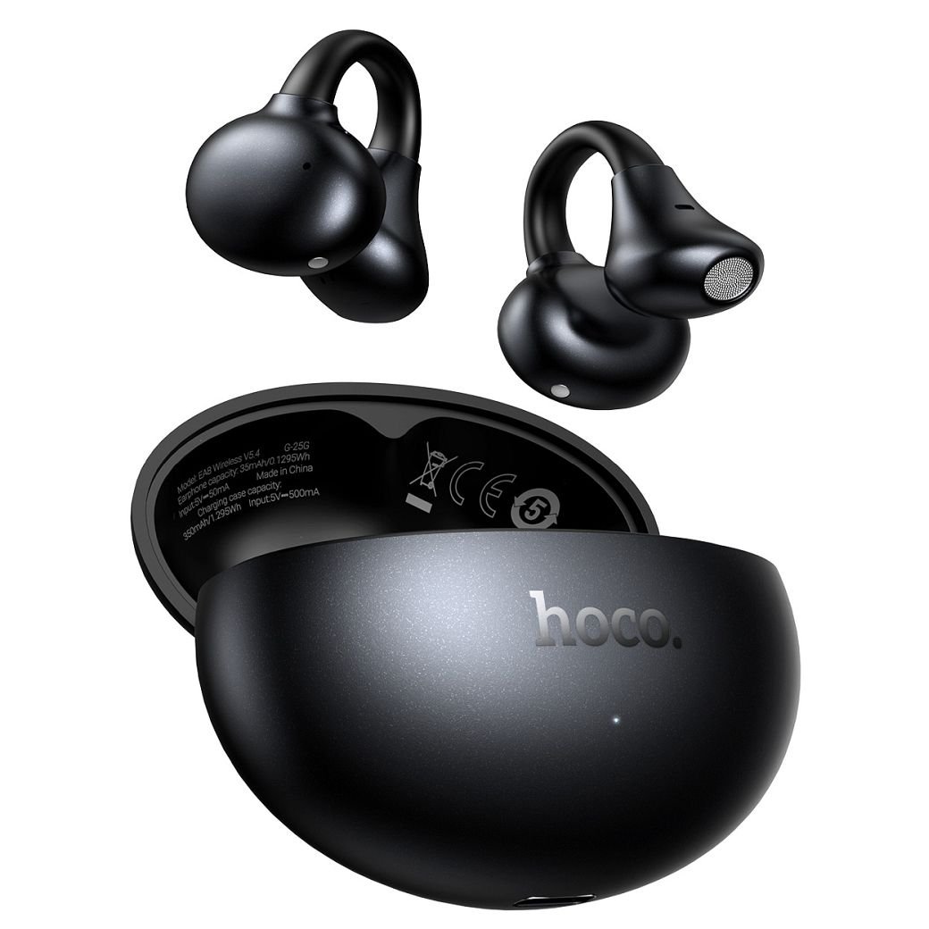 Wireless earphones Hoco TWS EA8 metal black