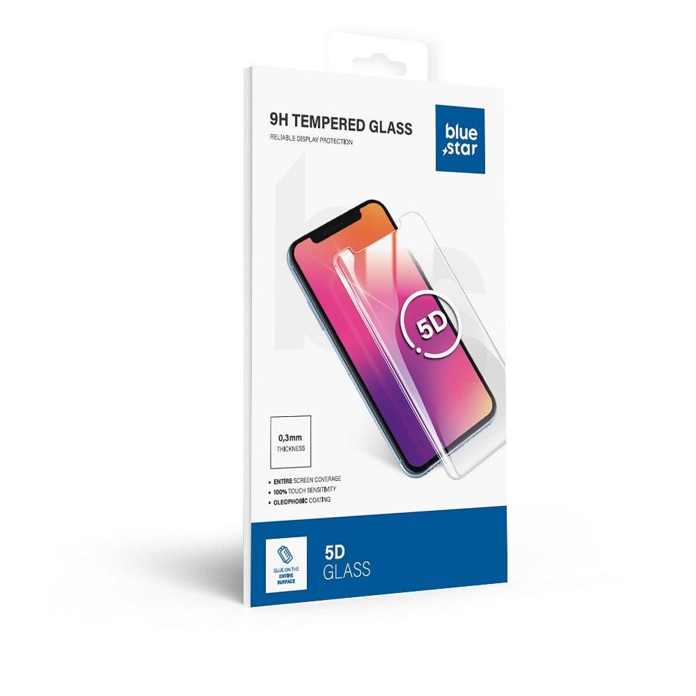 Tempered glass to Samsung Galaxy A37 5G (full glue / case friendly) Blue Star 5D black - Image 2