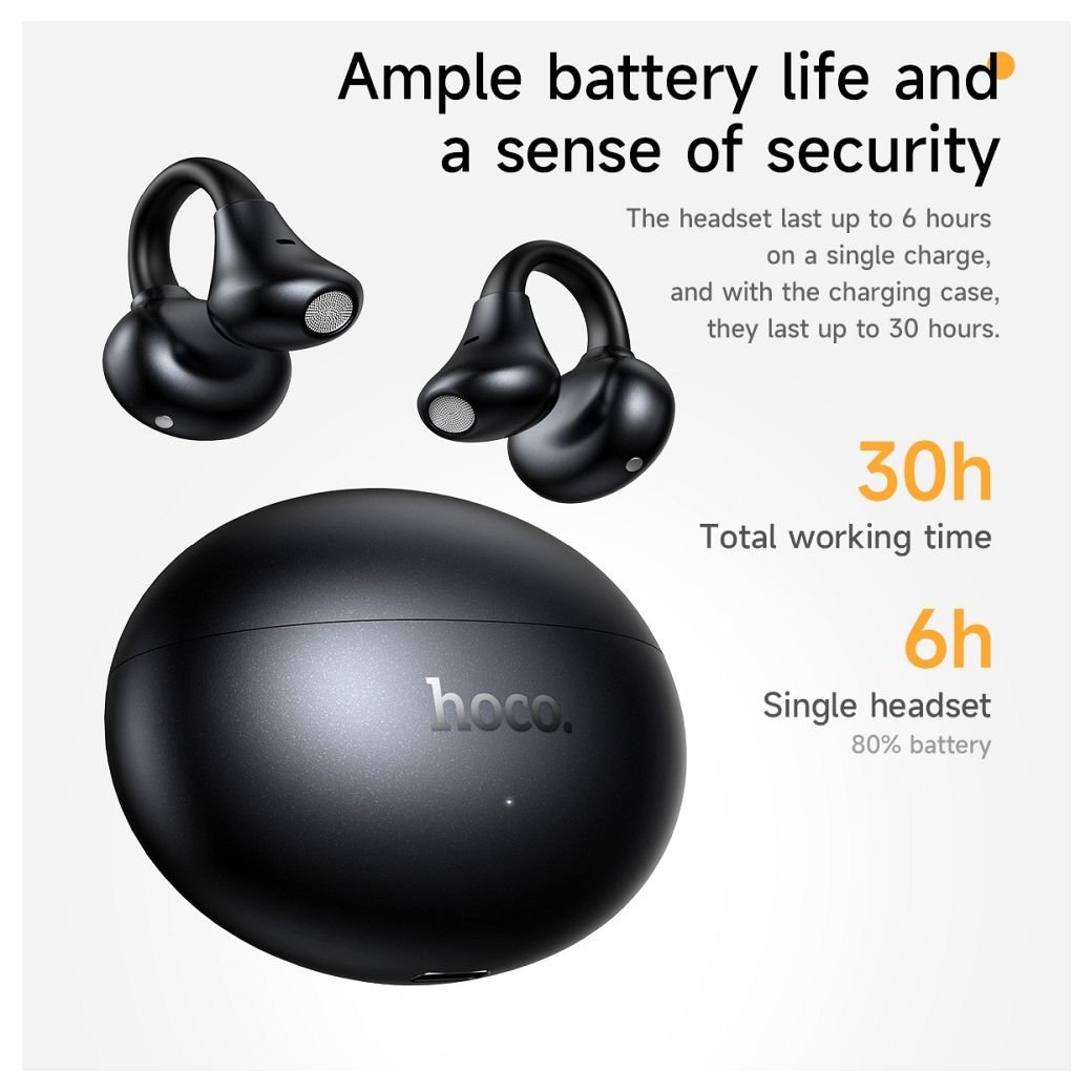Wireless earphones Hoco TWS EA8 metal black - Image 12
