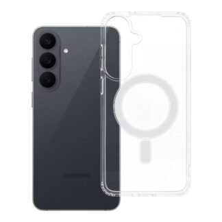 Case for Samsung S26 FE / S25 FE Clear Mag Cover (MID) compatible with MagSafe transparent
