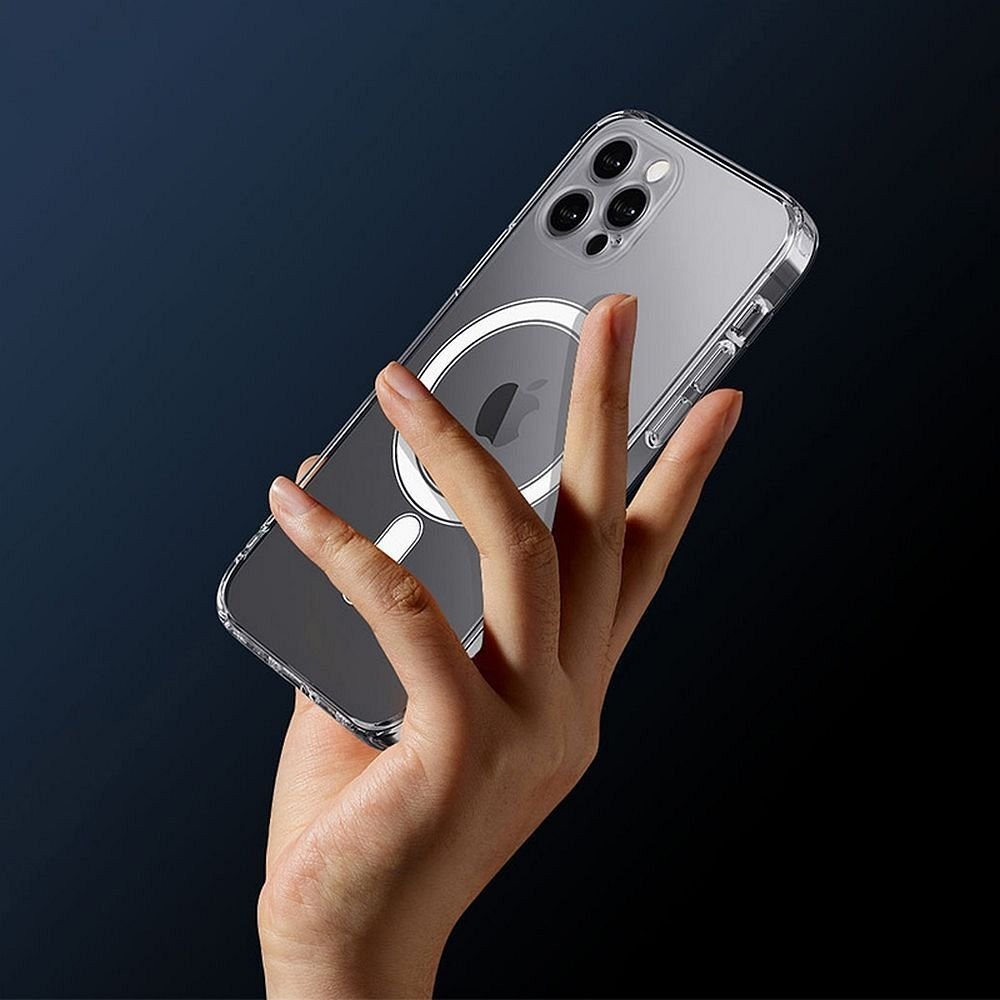 Case for Samsung S26 FE / S25 FE Clear Mag Cover (MID) compatible with MagSafe transparent - Image 5