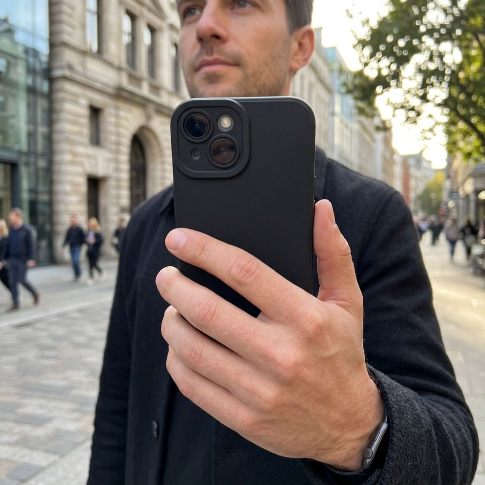 Case for iPhone 13 PRO Matt 2.0 black - Image 6