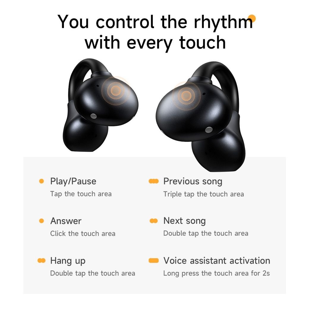 Wireless earphones Hoco TWS EA8 metal black - Image 13