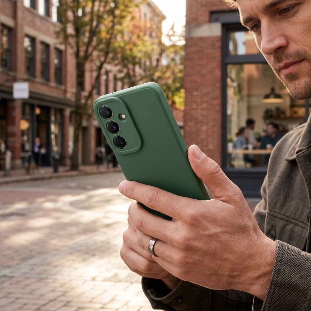 Case for Samsung S26 FE Matt 2.0 dark green - Image 7