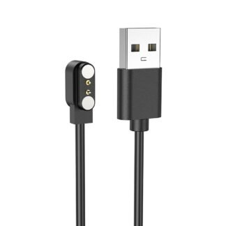 Charging cable for smartwatch Hoco 0,6 m Y20 black